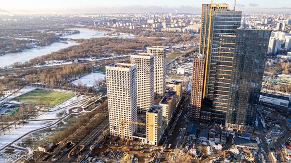 Ход строительства ЖК «Вейв» за Январь 2025 г., фото №3