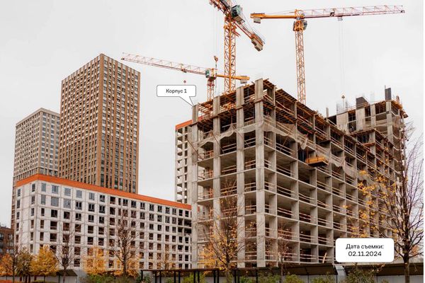 Ход строительства ЖК «Квартал Домашний» за Ноябрь 2024 г., фото №3