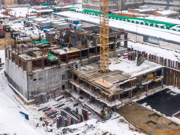 Ход строительства ЖК «Кронштадтский 9» за Декабрь 2021 г., фото №2