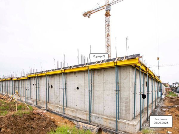 Ход строительства ЖК «Квартал Западный» за Июнь 2023 г., фото №4