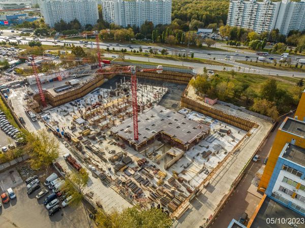 Ход строительства ЖК «Варшавские ворота» за Октябрь 2023 г., фото №4