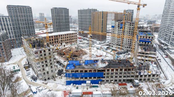 Ход строительства ЖК «Михалковский» за Март 2026 г., фото №4
