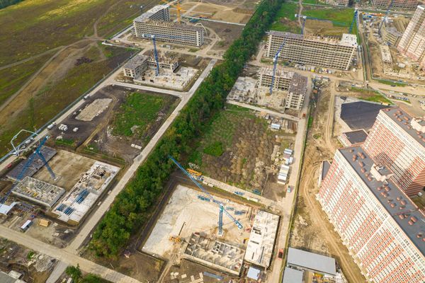 Ход строительства ЖК «Самолёт» за Август 2021 г., фото №4
