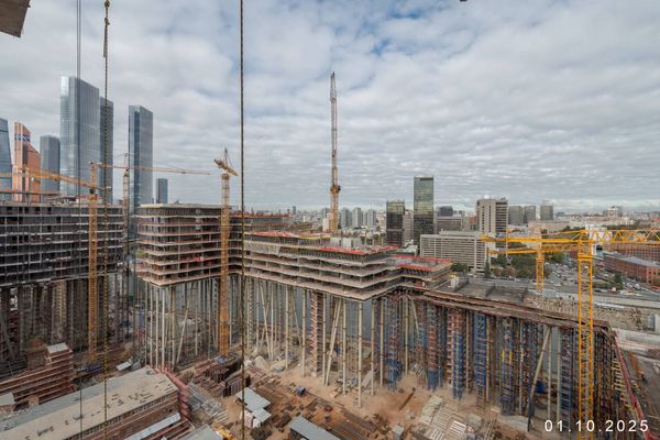 Ход строительства ЖК «Бадаевский» за Октябрь 2025 г., фото №2