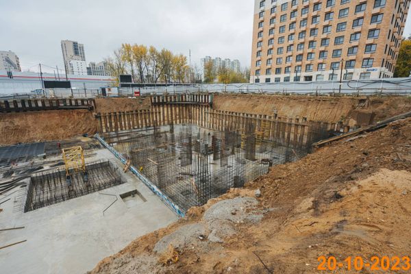 Ход строительства ЖК «Кутузовский квартал» за Октябрь 2023 г., фото №4