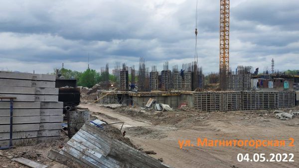 Ход строительства ЖК «Екатерининский» за Май 2022 г., фото №2