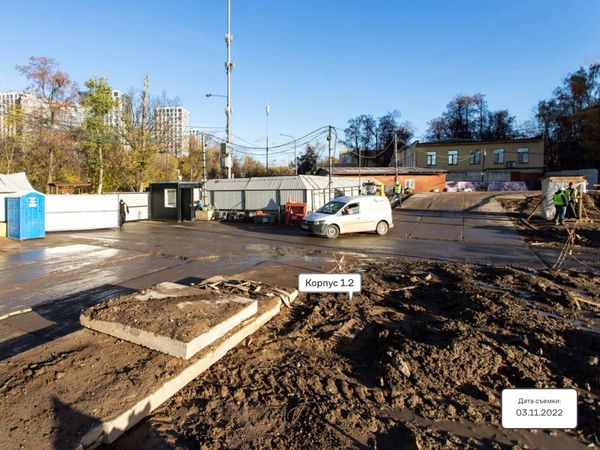 Ход строительства ЖК «Верейская 41» за Ноябрь 2022 г., фото №2