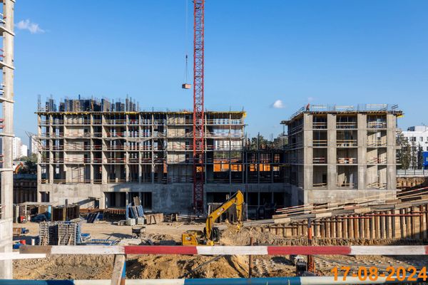 Ход строительства ЖК «Москворечье» за Август 2024 г., фото №2
