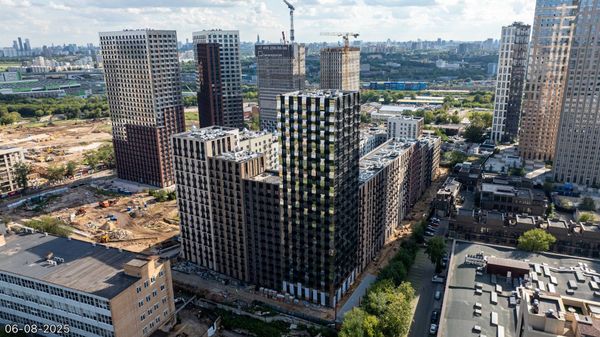 Ход строительства ЖК «Дмитровское небо» за Август 2025 г., фото №4
