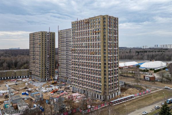 Ход строительства ЖК «Парксайд» за Апрель 2024 г., фото №4