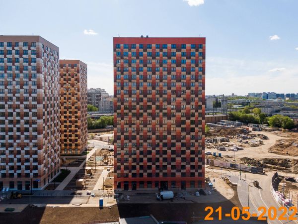 Ход строительства ЖК «Большая Академическая 85» за Май 2022 г., фото №4