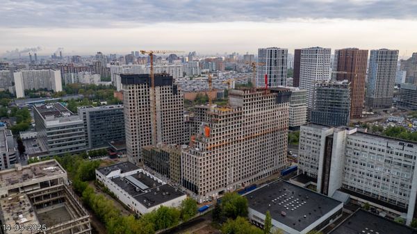 Ход строительства ЖК «Обручева 30» за Май 2025 г., фото №3