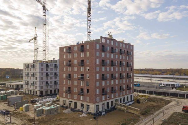 Ход строительства ЖК «Саларьево парк» за Ноябрь 2019 г., фото №5