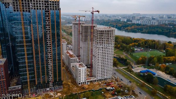 Ход строительства ЖК «Вейв» за Октябрь 2024 г., фото №5