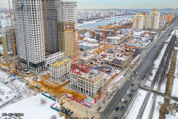 Ход строительства ЖК «Вейв» за Март 2024 г., фото №3