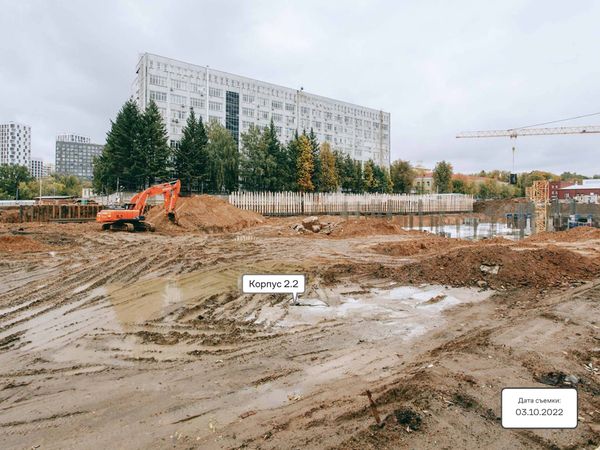 Ход строительства ЖК «Верейская 41» за Октябрь 2022 г., фото №5