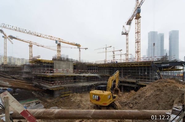 Ход строительства ЖК «Бадаевский» за Декабрь 2023 г., фото №5