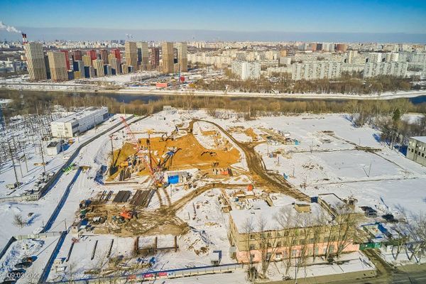 Ход строительства ЖК «Вейв» за Март 2022 г., фото №2