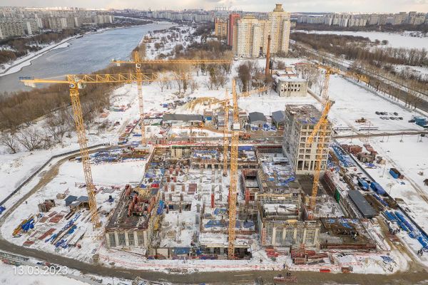 Ход строительства ЖК «Вейв» за Март 2023 г., фото №4