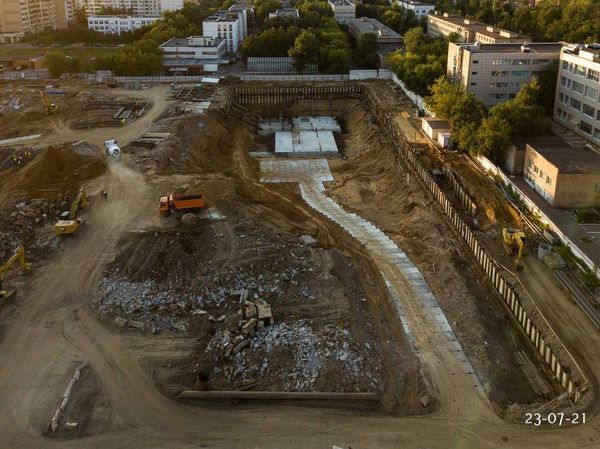 Ход строительства ЖК «Кронштадтский 9» за Июль 2021 г., фото №2