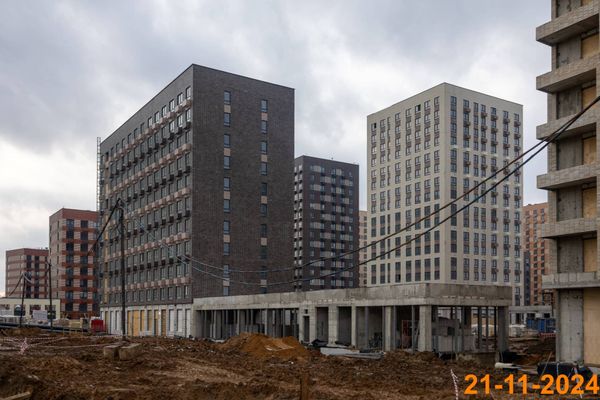 Ход строительства ЖК «Никольские луга» за Ноябрь 2024 г., фото №4