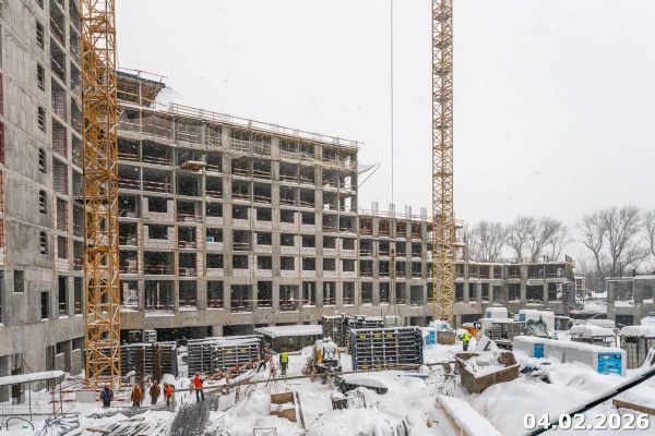 Ход строительства ЖК «Михалковский» за Февраль 2026 г., фото №2