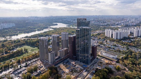 Ход строительства ЖК «Вейв» за Октябрь 2025 г., фото №2