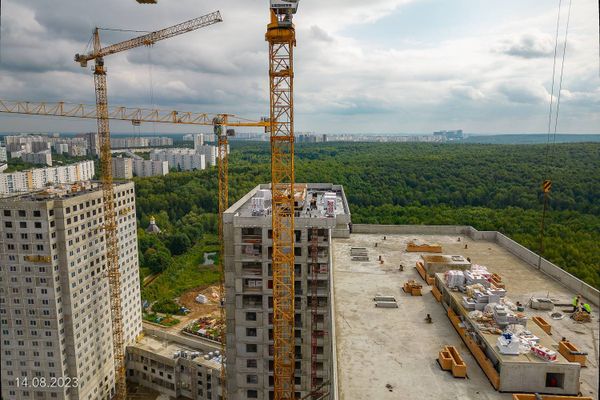 Ход строительства ЖК «Парксайд» за Август 2023 г., фото №2