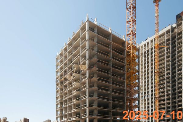 Ход строительства ЖК «Зелёный парк» за Июль 2025 г., фото №3