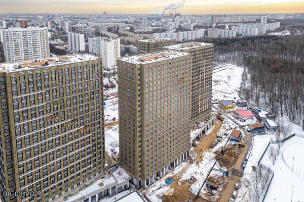 Ход строительства ЖК «Парксайд» за Март 2024 г., фото №3