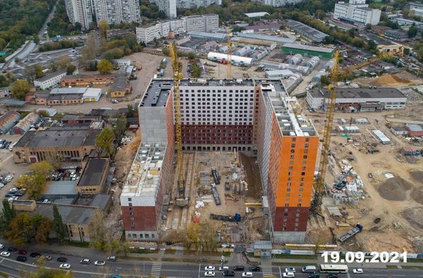 Ход строительства ЖК «Кольская 8» за Сентябрь 2021 г., фото №5