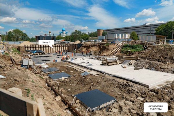 Ход строительства ЖК «Квартал на воде» за Июль 2024 г., фото №4