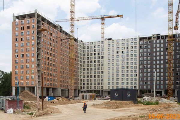 Ход строительства ЖК «Середневский лес» за Июнь 2023 г., фото №5