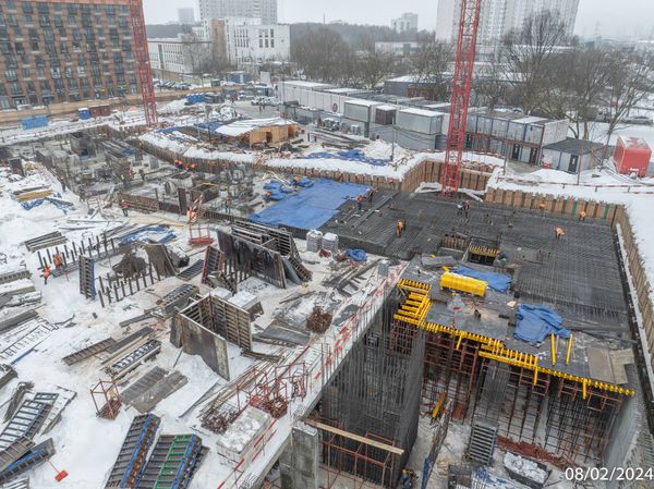 Ход строительства ЖК «Варшавские ворота» за Февраль 2024 г., фото №4