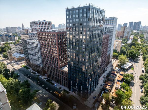 Ход строительства ЖК «Петровский парк II» за Август 2025 г., фото №4