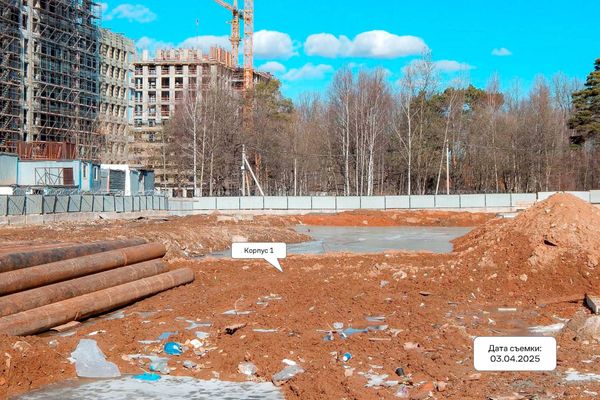 Ход строительства ЖК «Ольховый Квартал» за Апрель 2025 г., фото №4