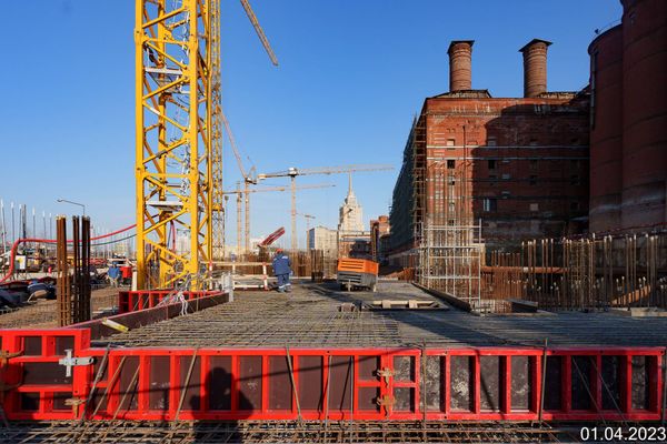 Ход строительства ЖК «Бадаевский» за Апрель 2023 г., фото №3