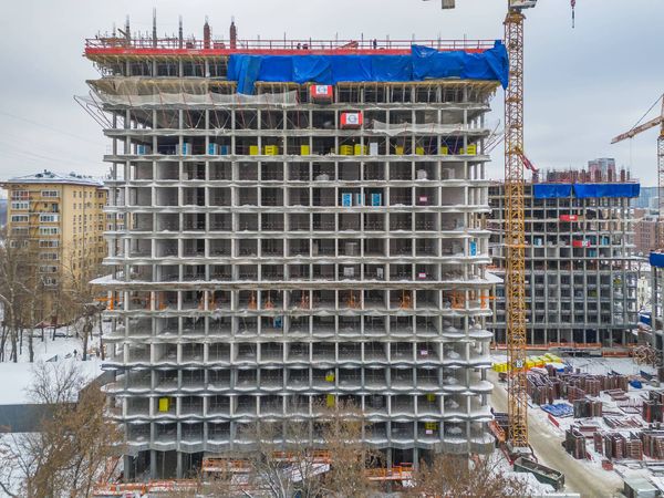Ход строительства ЖК «Дом премиум-класса МИРА» за Январь 2026 г., фото №2