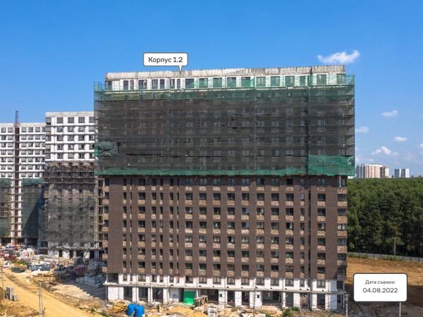 Ход строительства ЖК «Тропарево Парк» за Август 2022 г., фото №4