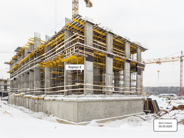 Ход строительства ЖК «Квартал Марьино» за Февраль 2024 г., фото №5