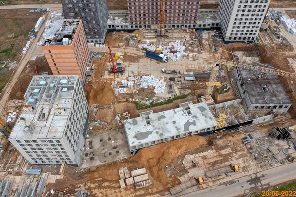 Ход строительства ЖК «Никольские луга» за Июнь 2022 г., фото №3