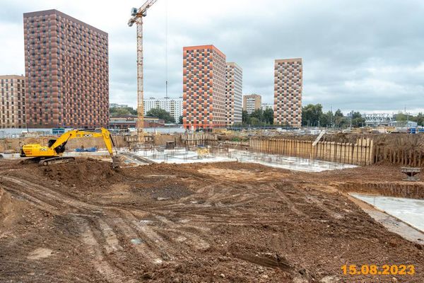 Ход строительства ЖК «Большая Академическая 85» за Август 2023 г., фото №4