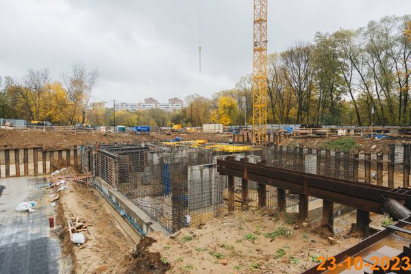 Ход строительства ЖК «Кутузовский квартал» за Октябрь 2023 г., фото №3