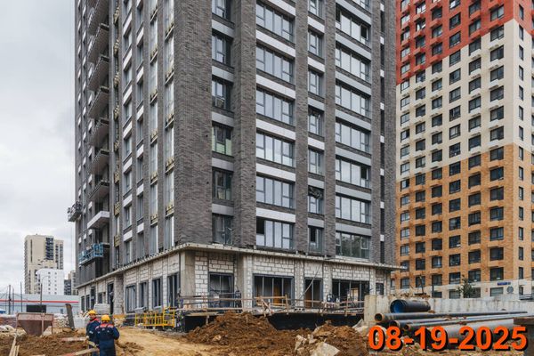 Ход строительства ЖК «Кутузовский квартал» за Август 2025 г., фото №2