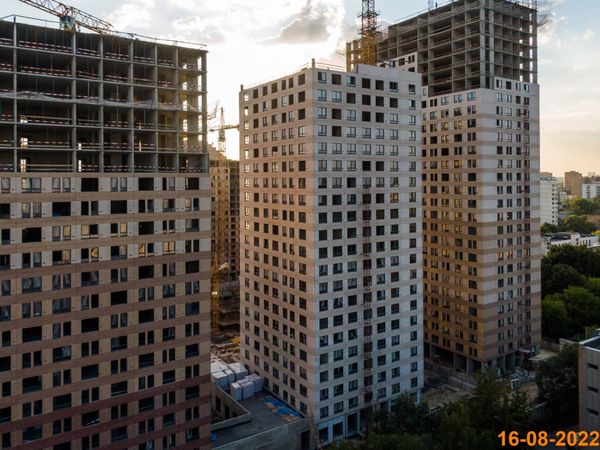 Ход строительства ЖК «Кронштадтский 9» за Август 2022 г., фото №4