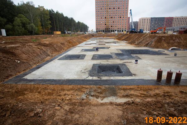 Ход строительства ЖК «Середневский лес» за Сентябрь 2022 г., фото №2