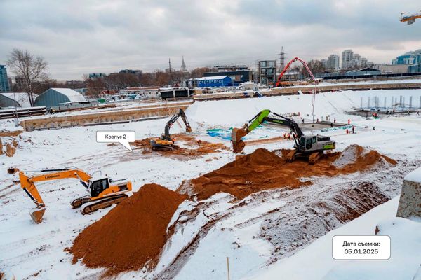 Ход строительства ЖК «НОВА» за Январь 2025 г., фото №3
