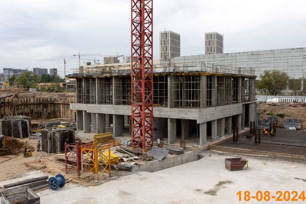 Ход строительства ЖК «2-й Иртышский» за Август 2024 г., фото №5