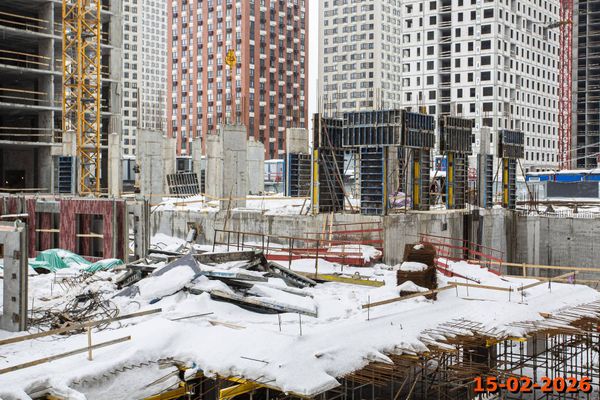 Ход строительства ЖК «Кавказский бульвар 51» за Февраль 2026 г., фото №4