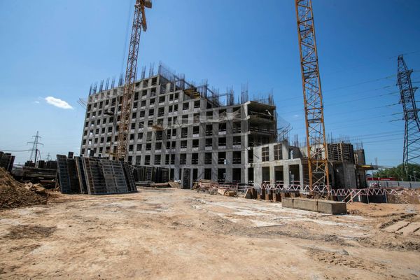 Ход строительства ЖК «Квартал Румянцево» за Июнь 2023 г., фото №2